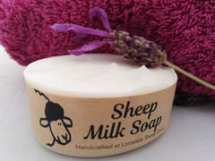 Handcrafted sheep milk soap at Lonsdale Sheep Dairy